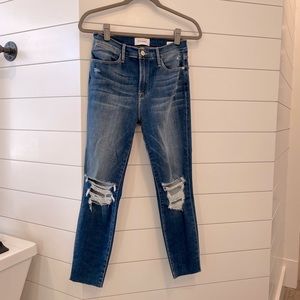 FRAME Le High Skinny Crop